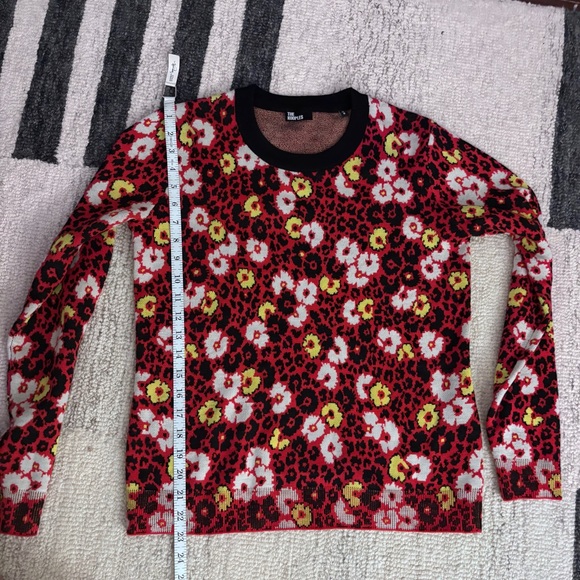 The Kooples Vibrant Floral Crew Neck Sweater - Picture 1 of 6